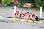 Henley Royal Regatta 2013, Saturday: The Leander Club and Oxford Brookes University eight during a training session in the morning. Image #24, 06 July 2013 08:57 River Thames, Henley on Thames, UK