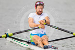 Henley Royal Regatta 2013, Saturday: Luka Špik, a Slovenian rower and Olympic gold medalist, during a training session in the morning. Image #28, 06 July 2013 08:58 River Thames, Henley on Thames, UK