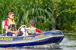 Henley Royal Regatta 2013, Saturday: The Coldwick Park Life Guards patrolling the River Thames during the Henley Royal Regatta. Image #53, 06 July 2013 09:18 River Thames, Henley on Thames, UK