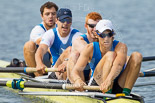 Henley Royal Regatta 2013, Saturday: The first of the Saturday races. For the Britannia Challenge Cup - RTHC Bayer Leverkusen, Germany, v Taurus Boat Club 'A' with S. D. D. Hoogland, T. B. Broughton, B.F. Wettach and H. F. Hoffstot. Image #68, 06 July 2013 10:00 River Thames, Henley on Thames, UK