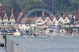 Henley Royal Regatta 2013, Saturday: The first of the Saturday races. For the Britannia Challenge Cup - RTHC Bayer Leverkusen, Germany, and Taurus Boat Club 'A' close to the finish line - Taurus to win with 1 3/4 length. Image #75, 06 July 2013 10:05 River Thames, Henley on Thames, UK