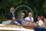 Henley Royal Regatta 2013, Saturday: Pleasure boat traffic next the the HRR race course - "New Venture". Image #211, 06 July 2013 11:35 River Thames, Henley on Thames, UK