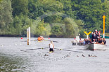 Henley Royal Regatta 2013, Saturday: Race No. 11 for the Princess Royal Challenge Cup, Victoria Thornley (Leander Club) v Emma Twigg (Waiariki Rowing Club, New Zealand), here Victoria Thornley. Image #213, 06 July 2013 11:40 River Thames, Henley on Thames, UK