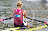 Henley Royal Regatta 2013, Saturday: Race No. 11 for the Princess Royal Challenge Cup, Victoria Thornley (Leander Club) v Emma Twigg (Waiariki Rowing Club, New Zealand), here Emma Twigg. Image #221, 06 July 2013 11:40 River Thames, Henley on Thames, UK