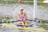 Henley Royal Regatta 2013, Saturday: Race No. 11 for the Princess Royal Challenge Cup, Victoria Thornley (Leander Club) v Emma Twigg (Waiariki Rowing Club, New Zealand), here Victoria Thornley. Image #227, 06 July 2013 11:41 River Thames, Henley on Thames, UK