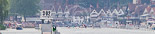 Henley Royal Regatta 2013, Saturday: Looking down towards the finish of the race course, on the left the Stewards' Enclosure. Image #287, 06 July 2013 12:15 River Thames, Henley on Thames, UK