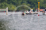 Henley Royal Regatta 2013, Saturday: Race No. 15 for the Visitors' Challenge Cup, Thames Rowing Club v Harvard University 'B'. Image #291, 06 July 2013 12:20 River Thames, Henley on Thames, UK