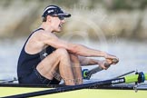 The Boat Race season 2012 - fixture OUBC vs German U23: The Oxford Blue Boat - Karl Hudspith..
River Thames between Putney and Mortlake,
London,

United Kingdom,
on 26 February 2012 at 15:27, image #56