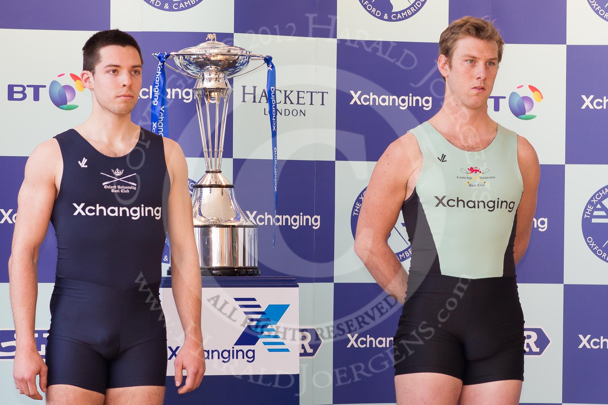 The Boat Race season 2012 - Crew Announcement and Weigh In: In the 2 seat, William Zeng (OUBC) and Jack Lindeman (CUBC)..
Forman's Fish Island,
London E3,

United Kingdom,
on 05 March 2012 at 10:13, image #12