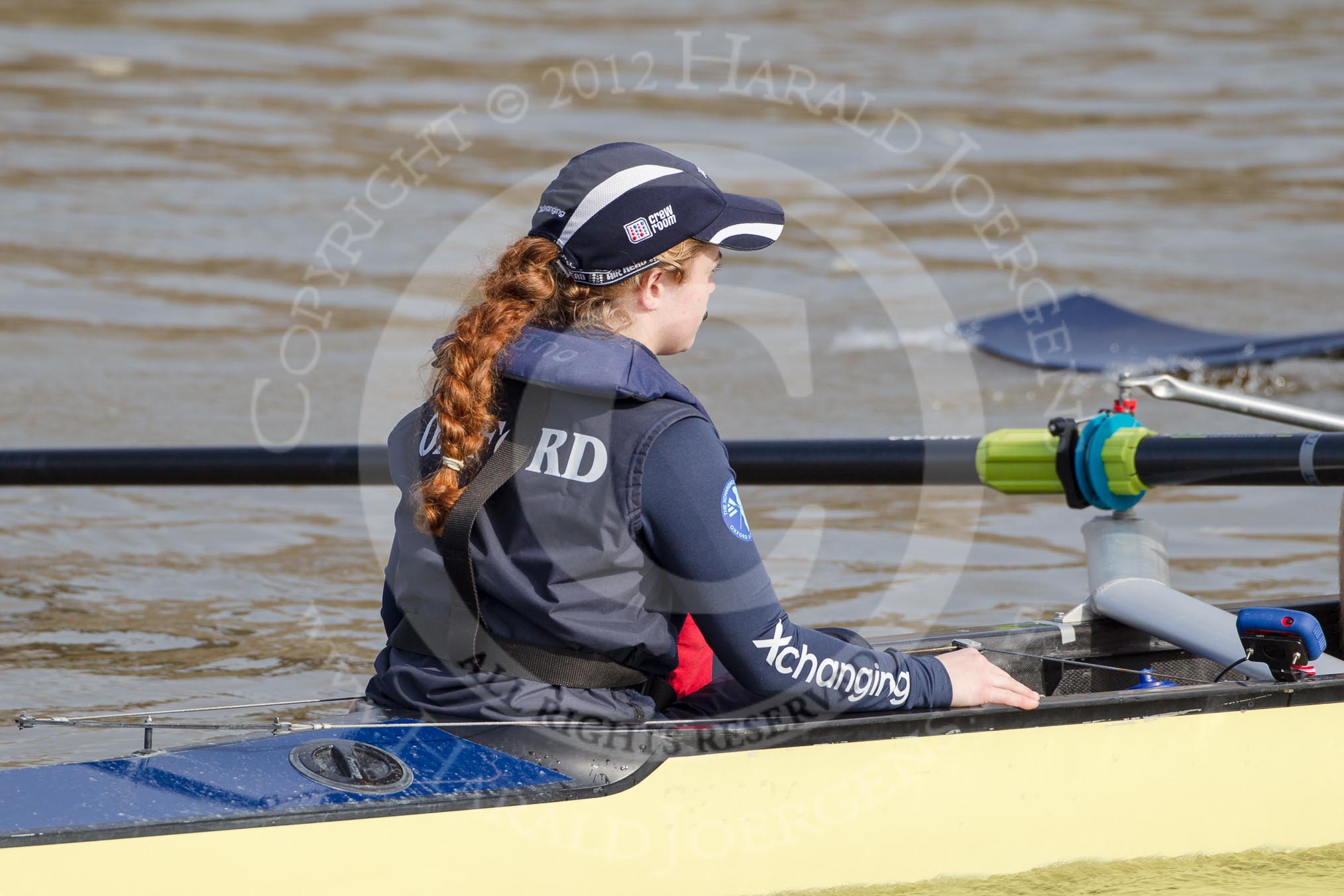 The Boat Race season 2012 - fixture CUBC vs Leander.
River Thames between Putney and Molesey,
London,
Greater London,
United Kingdom,
on 10 March 2012 at 13:37, image #46