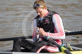 The Boat Race season 2012 - fixture CUBC vs Leander: 7 in the Leander Club Eight: Cameron MacRitchie, Silver medallist, GB VIII, World Junior Chamionships 2011..
River Thames between Putney and Molesey,
London,
Greater London,
United Kingdom,
on 10 March 2012 at 13:33, image #40