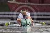 The Boat Race season 2012 - fixture CUBC vs Leander: CUBC Blue Boat: Cox Ed Bosson, stroke Niles Garratt, Alex Ross, Steve Dudek, Alexander Scharp, Jack Lindeman, Mike Thorp, David Nelson, and bow Moritz Schramm..
River Thames between Putney and Molesey,
London,
Greater London,
United Kingdom,
on 10 March 2012 at 14:04, image #67
