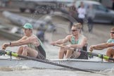The Boat Race season 2012 - fixture CUBC vs Leander: CUBC Blue Boat: Jack Lindeman, Mike Thorp, and David Nelson..
River Thames between Putney and Molesey,
London,
Greater London,
United Kingdom,
on 10 March 2012 at 14:13, image #104