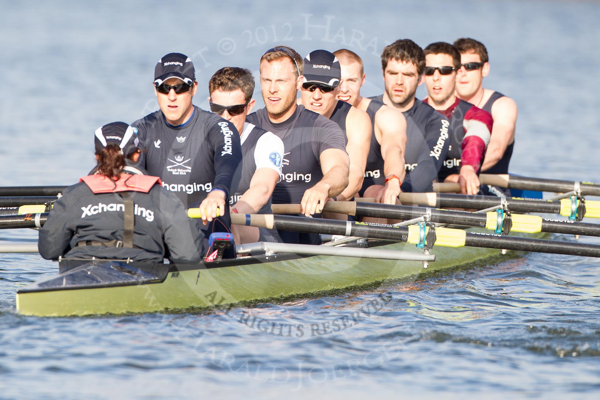 The Boat Race season 2012 - OUBC training: Cox Zoe de Toledo, stroke Roel Haen, 7 Dan Harvey, 6 Dr. Hanno Wienhausen, 5 Karl Hudspith, 4 Alexander Davidson, 3 Kevin Baum, 2 William Zeng, and bow Dr. Alexander Woods..


Oxfordshire,
United Kingdom,
on 20 March 2012 at 15:57, image #65