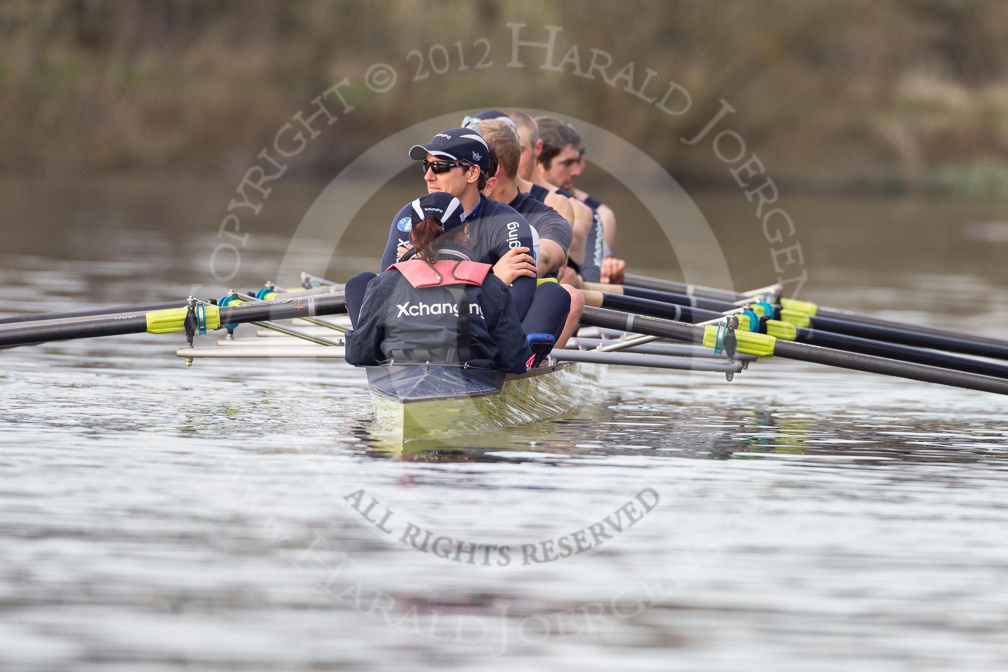 The Boat Race season 2012 - OUBC training: Cox Zoe de Toledo, stroke Roel Haen, 7 Dan Harvey, 6 Dr. Hanno Wienhausen, 5 Karl Hudspith, 4 Alexander Davidson, 3 Kevin Baum, 2 William Zeng, and bow Dr. Alexander Woods..


Oxfordshire,
United Kingdom,
on 20 March 2012 at 16:16, image #99