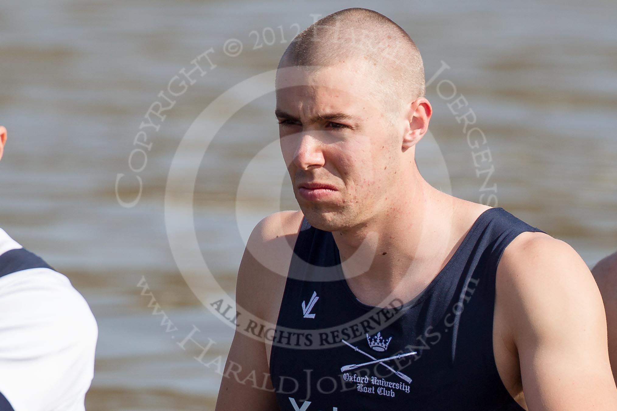 The Boat Race season 2012 - fixture OUBC vs Leander: OUBC's Blue Boat 4 seat Alex Davidson..




on 24 March 2012 at 13:44, image #44