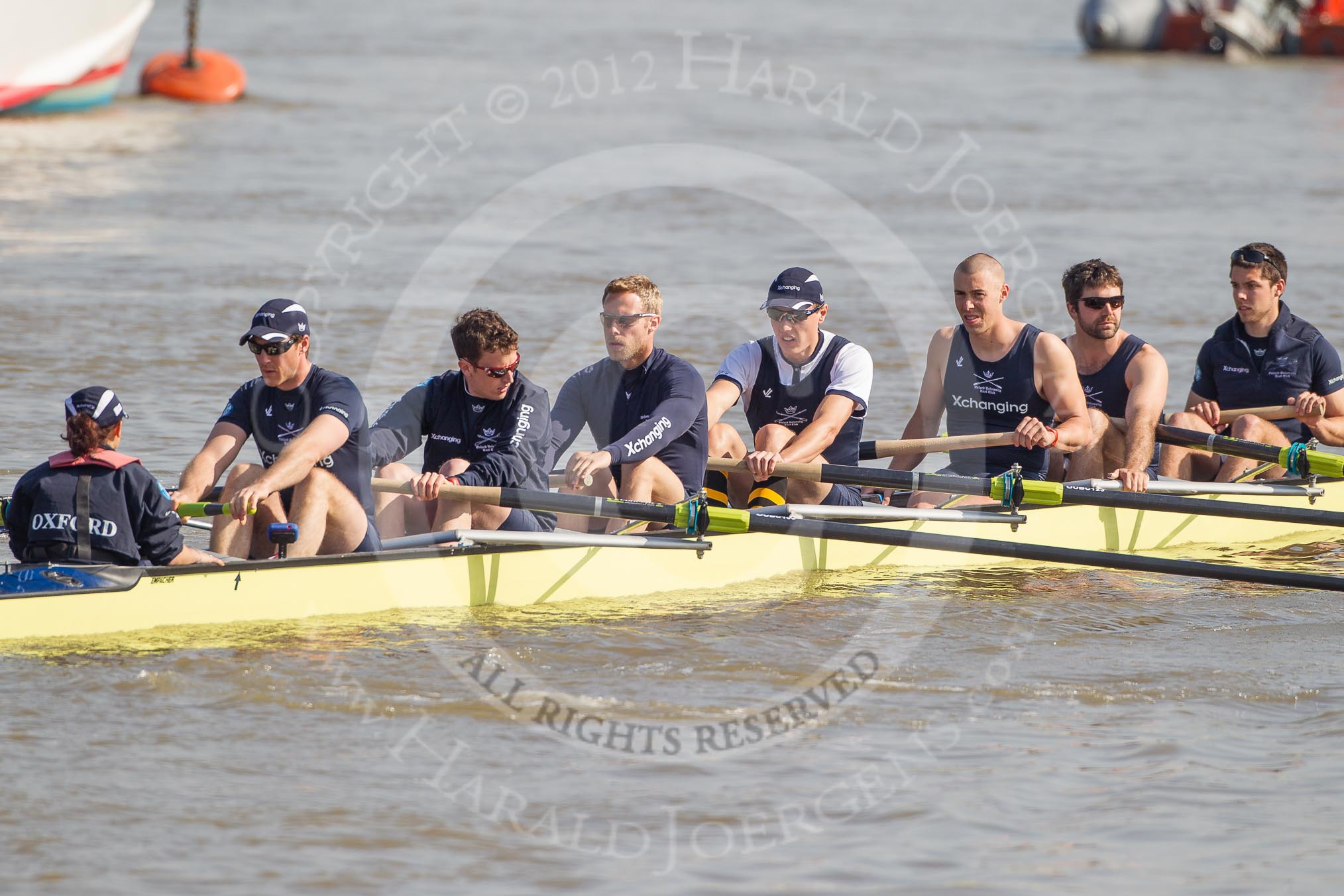 The Boat Race season 2012 - fixture OUBC vs Leander: The OUBC Blue Boat - cox Zoe de Toledo, stroke Roel Haen, 7 Dan Harvey, 6 Dr. Hanno Wienhausen, 5 Karl Hudspith, 4 Alexander Davidson, 3 Kevin Baum, 2 William Zeng, and bow Dr. Alexander Woods..




on 24 March 2012 at 13:44, image #45