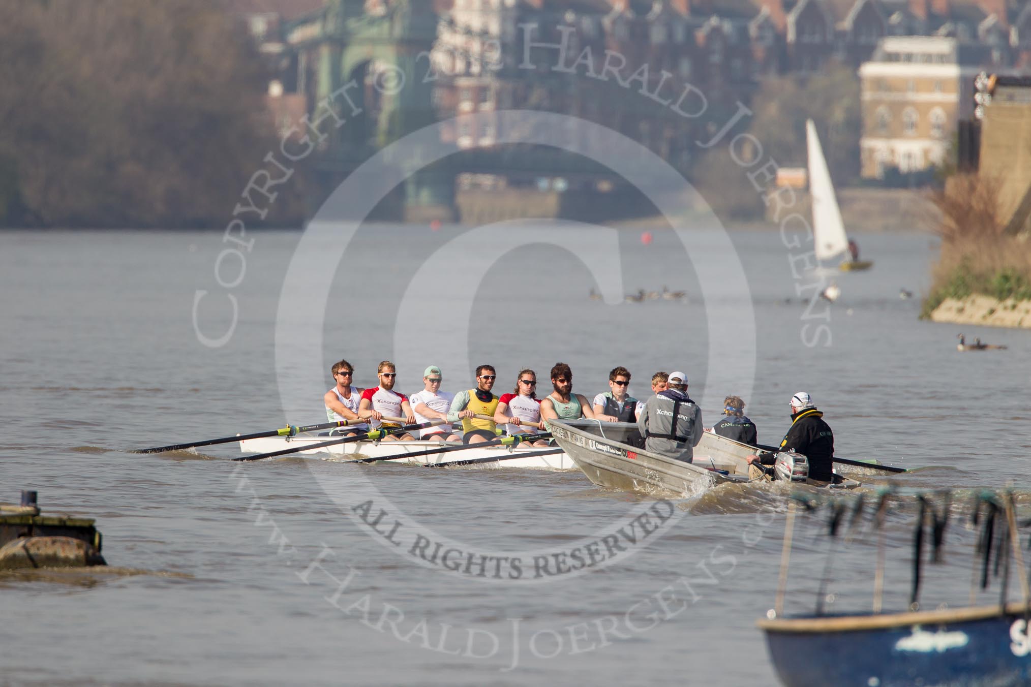 The Boat Race season 2012 - fixture OUBC vs Leander: The Cambridge Blue Boat - bow David Nelson, Moritz Schramm, Jack Lindeman, Alex Ross, Mike Thorp, Steve Dudek, Alexander Scharp, stroke Niles Garratt, and cox Ed Bosson..




on 24 March 2012 at 14:19, image #105