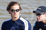 The Boat Race season 2012 - fixture OUBC vs Leander: Close-up of Oxford University Boat Club Isis 7 seat Justin Webb, behind him Geordie Macleod..




on 24 March 2012 at 13:22, image #6
