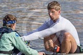 The Boat Race season 2012 - fixture CUBC vs Molesey BC: Cambridge University Boat Club Blue Boat stroke Niles Garrat, with cox Ed Bosson..




on 25 March 2012 at 14:42, image #30