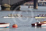 The Boat Race season 2012 - fixture CUBC vs Molesey BC: CUBC's reserve boat Goldie, on the left, at the start of the race against Imperial BC in the first fixture of the day. Goldie: bow Josh Pendry, Rowan Lawson, Peter Dewhurst, Tom Havorth, Hank Moore, Joel Jennings, Philip Williams, stroke Felix Wood, cox Sarah Smart, Imperial: bow Alex Gillies, Adam Seward, Leo Carrington, David Whiffin, Jonathan Davies, Tom Fielder, Josh Butler, stroke Mark Patterson, and cox Henry Fieldman..




on 25 March 2012 at 14:46, image #40
