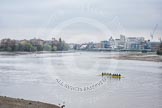 The Boat Race 2012: Setting the scene for the 2012 Boat Race:  The River Thames, seen in the direction of the Boat Race, at low tide. On the left the Harrods Repository..




on 07 April 2012 at 09:48, image #16