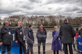 The Boat Race 2012: Two gentlemen from BBC Sport (could anyone please help with names?), umpires John Garret and Richard Phelps, and BBC commentator Clare Balding, before the toss of the coin..




on 07 April 2012 at 12:12, image #31
