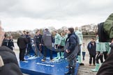 The Boat Race 2012: The Oxford University Isis squad, on the left, and the Cambridge Goldie squad, getting ready for the toss of the coin..




on 07 April 2012 at 12:18, image #37