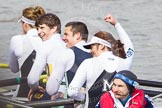 The Boat Race 2012: After the Adaptive Race: The Start Four, cox Henry Fieldman, bow Olivia Marshall, two Will King, three Ben Jackson, and stroke Catie Sharrod..




on 07 April 2012 at 12:51, image #97