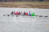 The Boat Race season 2013 - fixture OUWBC vs Molesey BC: The Molesley BC Eight: Bow-Nel Castle-Smith, two-Elly Blackwell, three-Olivia Marshall, four-Catie Sharrod, five-Karen Bennett, six-Amelda Gare, seven-Gabby Rodriguez, stroke-Sam Fowler, cox-Helen Arbuthnot..
Dorney Lake,
Dorney, Windsor,
Berkshire,
United Kingdom,
on 24 February 2013 at 11:45, image #86