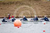 The Boat Race season 2013 - fixture OUWBC vs Molesey BC: OUWBC cox Sophie Shawdon, stroke Maxie Scheske, seven Anastasia Chitty, six Harriet Keane and five Amy Varney..
Dorney Lake,
Dorney, Windsor,
Berkshire,
United Kingdom,
on 24 February 2013 at 12:00, image #90