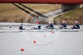 The Boat Race season 2013 - fixture OUWBC vs Molesey BC: OUWBC cox Sophie Shawdon, stroke Maxie Scheske, seven Anastasia Chitty, six Harriet Keane, five Amy Varney and five Amy Varney..
Dorney Lake,
Dorney, Windsor,
Berkshire,
United Kingdom,
on 24 February 2013 at 12:00, image #93