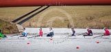 The Boat Race season 2013 - fixture OUWBC vs Molesey BC: The Molesley BC Eight: Cox-Helen Arbuthnot, stroke-Sam Fowler, seven-Gabby Rodriguez, six-Amelda Gare, five-Karen Bennett, four-Catie Sharrod and three-Olivia Marshall..
Dorney Lake,
Dorney, Windsor,
Berkshire,
United Kingdom,
on 24 February 2013 at 12:00, image #94