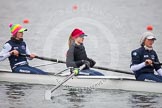 The Boat Race season 2013 - fixture OUWBC vs Molesey BC: OUWBC two, Alice Carrington-Windo, three, Mary Foord Weston, and four, Joanna Lee..
Dorney Lake,
Dorney, Windsor,
Berkshire,
United Kingdom,
on 24 February 2013 at 12:03, image #101