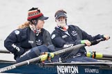 The Boat Race season 2013 - fixture OUWBC vs Molesey BC: OUWBC's Emily Chittock and stroke Hannah Ledbury on a very cold morning at Dorney Lake..
Dorney Lake,
Dorney, Windsor,
Berkshire,
United Kingdom,
on 24 February 2013 at 12:15, image #125