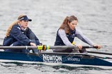 The Boat Race season 2013 - fixture OUWBC vs Molesey BC: OUWBC coxed four, here Emily Chittock and stroke Coralie Hannah Ledbury ..
Dorney Lake,
Dorney, Windsor,
Berkshire,
United Kingdom,
on 24 February 2013 at 12:31, image #147