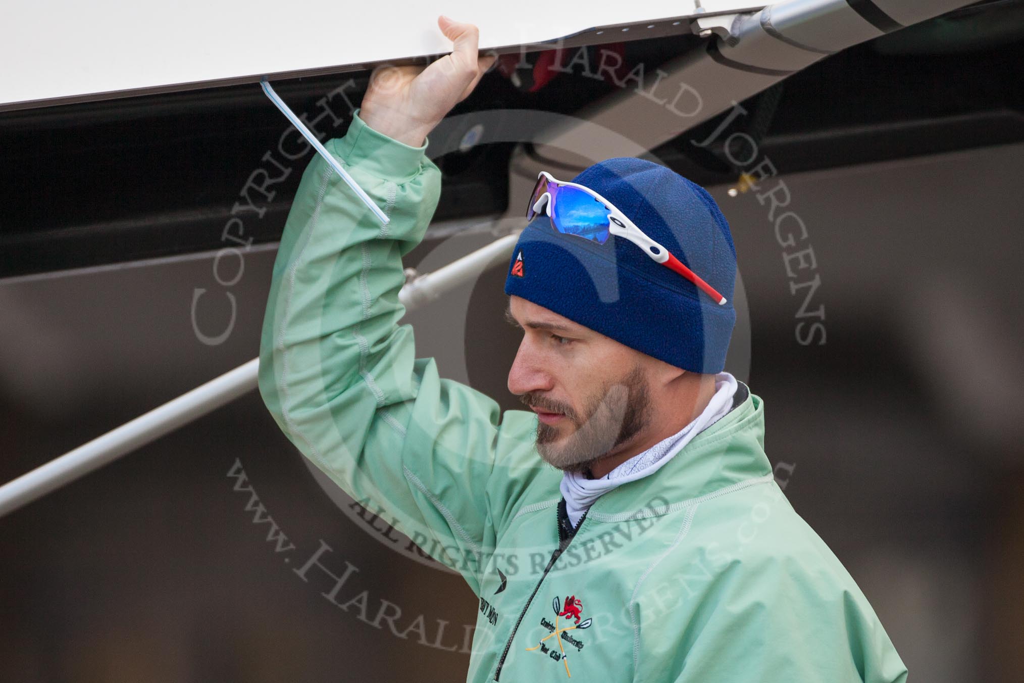 The Boat Race season 2013 - fixture CUBC vs Leander.
River Thames Tideway between Putney Bridge and Mortlake,
London SW15,

United Kingdom,
on 02 March 2013 at 15:14, image #3