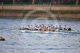 The Boat Race season 2013 - fixture CUBC vs Leander: The Goldie vs Imperial BC fixture..
River Thames Tideway between Putney Bridge and Mortlake,
London SW15,

United Kingdom,
on 02 March 2013 at 15:23, image #54