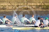 The Boat Race season 2013 - fixture CUBC vs Leander.
River Thames Tideway between Putney Bridge and Mortlake,
London SW15,

United Kingdom,
on 02 March 2013 at 15:57, image #107