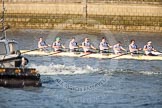 The Boat Race season 2013 - fixture CUBC vs Leander.
River Thames Tideway between Putney Bridge and Mortlake,
London SW15,

United Kingdom,
on 02 March 2013 at 15:58, image #136