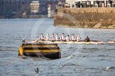 The Boat Race season 2013 - fixture CUBC vs Leander.
River Thames Tideway between Putney Bridge and Mortlake,
London SW15,

United Kingdom,
on 02 March 2013 at 15:58, image #141