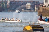 The Boat Race season 2013 - fixture CUBC vs Leander.
River Thames Tideway between Putney Bridge and Mortlake,
London SW15,

United Kingdom,
on 02 March 2013 at 15:58, image #145
