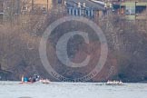 The Boat Race season 2013 - fixture CUBC vs Leander.
River Thames Tideway between Putney Bridge and Mortlake,
London SW15,

United Kingdom,
on 02 March 2013 at 16:01, image #169