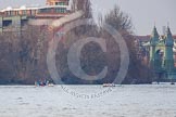 The Boat Race season 2013 - fixture CUBC vs Leander.
River Thames Tideway between Putney Bridge and Mortlake,
London SW15,

United Kingdom,
on 02 March 2013 at 16:01, image #172