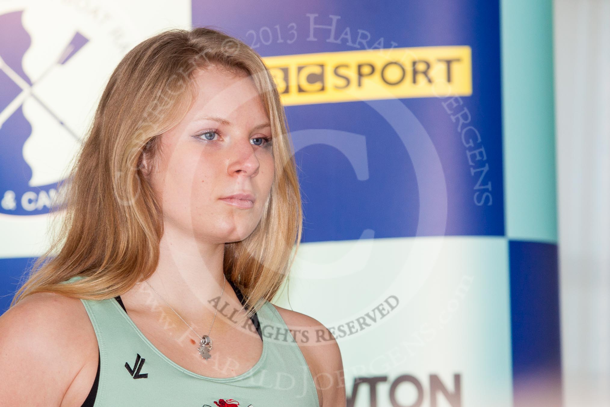 The Boat Race season 2013 - Crew Announcement and Weigh In: The crew for the 2013 Women's Boat Race: In the two seat for Cambridge Fay Sandford – 76.4kg..
BNY Mellon Centre,
London EC4V 4LA,

United Kingdom,
on 04 March 2013 at 10:18, image #16