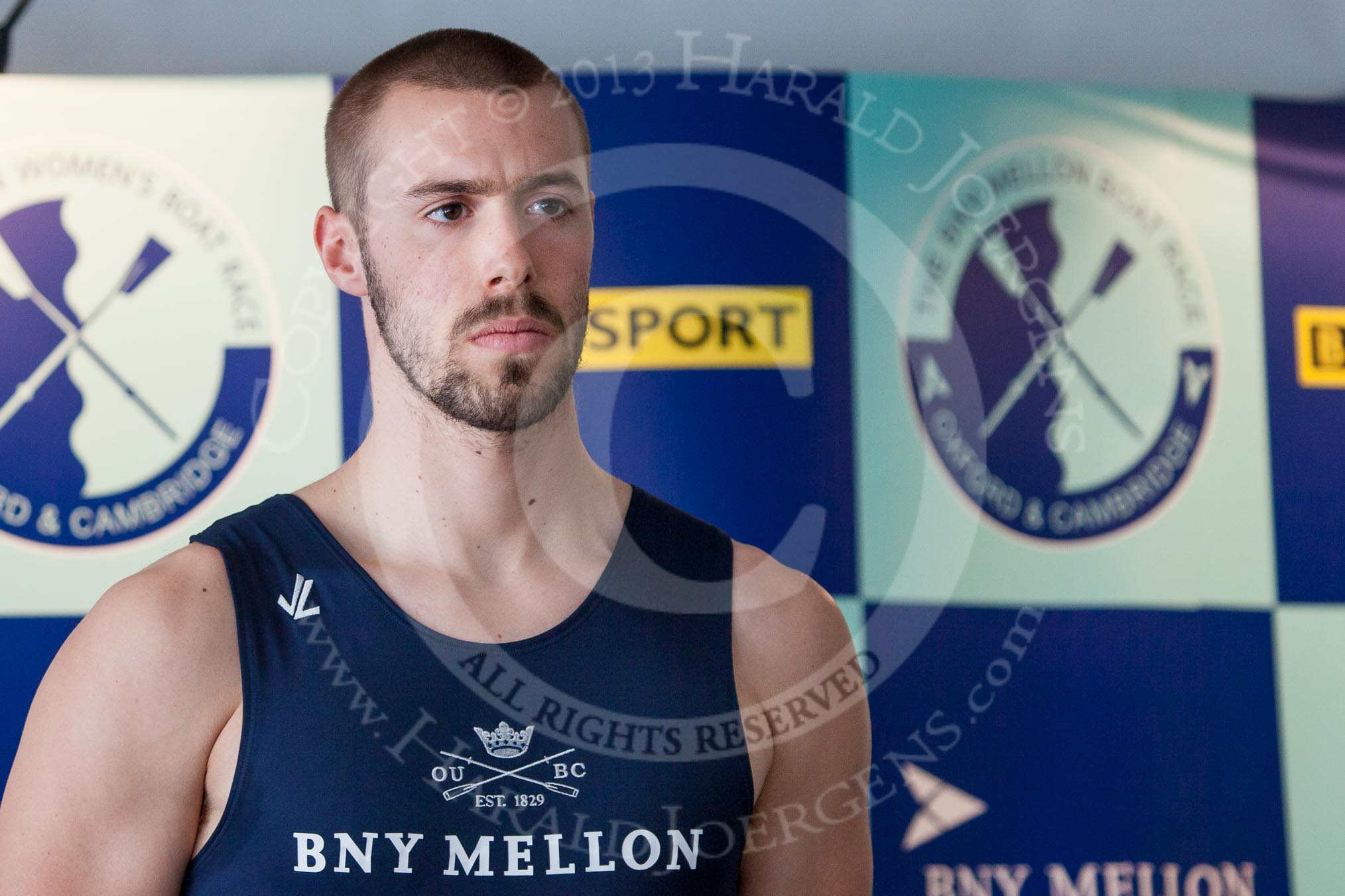 The Boat Race season 2013 - Crew Announcement and Weigh In: The crew for the men's 2013 Boat Race: In the Oxford three seat Alex Davidson – 96.0kg..
BNY Mellon Centre,
London EC4V 4LA,

United Kingdom,
on 04 March 2013 at 10:28, image #51