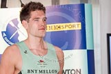 The Boat Race season 2013 - Crew Announcement and Weigh In: The crew for the men's 2013 Boat Race: In the Cambridge seven seat Alexander Scharp – 92.8kg..
BNY Mellon Centre,
London EC4V 4LA,

United Kingdom,
on 04 March 2013 at 10:30, image #60