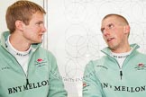 The Boat Race season 2013 - Crew Announcement and Weigh In: CUBC's bow Grant Wilson and stroke Niles Garratt..
BNY Mellon Centre,
London EC4V 4LA,

United Kingdom,
on 04 March 2013 at 11:10, image #112
