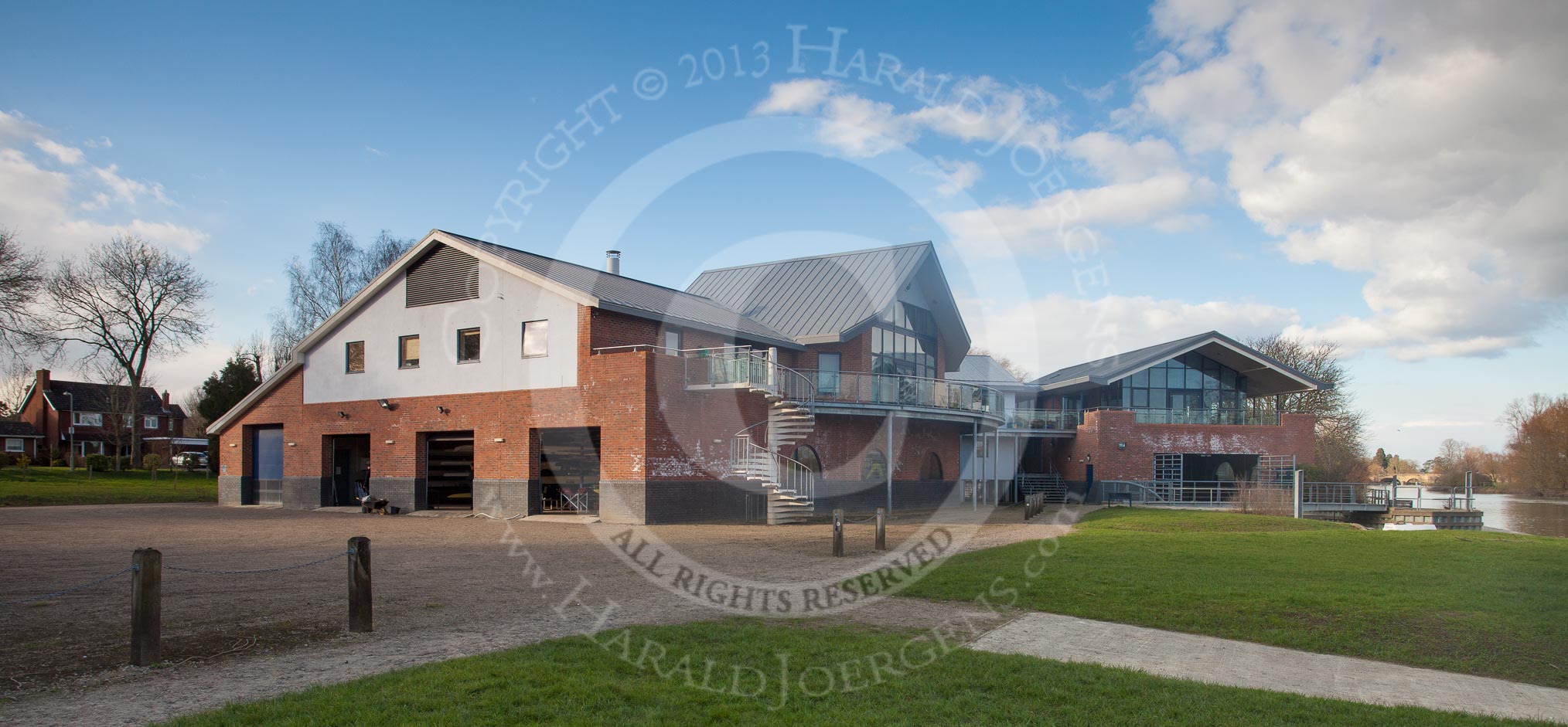 The Boat Race season 2013 - OUWBC training: Fleming Boathouse, the Oxford University Boat Club's training facility at the River Thames in Wallingford..
Fleming Boathouse,
Wallingford,
Oxfordshire,
United Kingdom,
on 13 March 2013 at 15:55, image #3