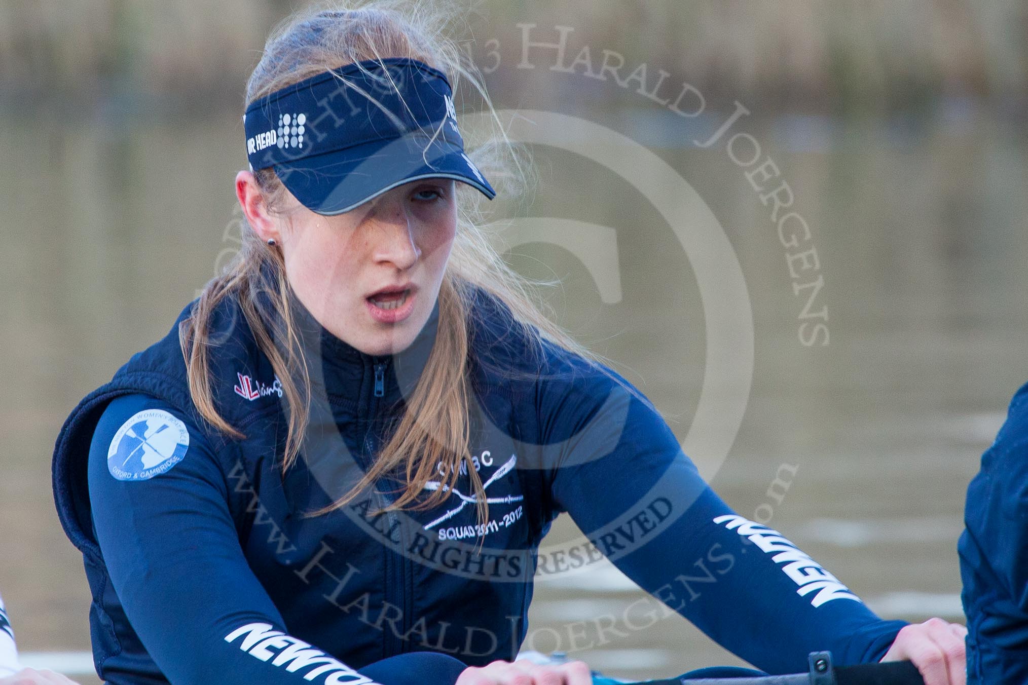 The Boat Race season 2013 - OUWBC training: OUWBC Blue Boat 3 seat Mary Foord-Weston..
River Thames,
Wallingford,
Oxfordshire,
United Kingdom,
on 13 March 2013 at 17:14, image #113